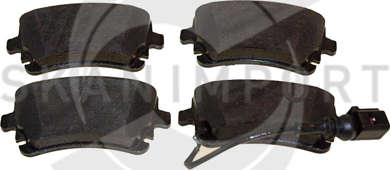SKANIMPORT BHV 1009 - Set placute frana,frana disc aaoparts.ro