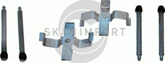 SKANIMPORT MO 1266 - Set accesorii, placute frana aaoparts.ro