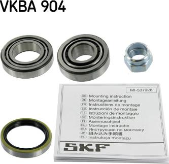 SKF VKBA 904 - Set rulment roata aaoparts.ro