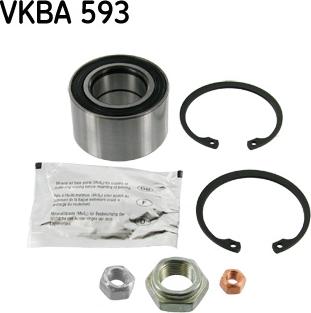 SKF VKBA 593 - Set rulment roata aaoparts.ro