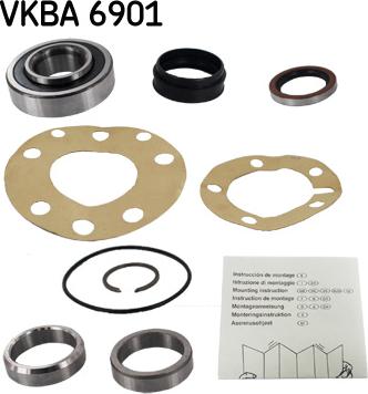 SKF VKBA 6901 - Set rulment roata aaoparts.ro