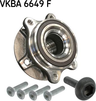 SKF VKBA 6649 F - Set rulment roata aaoparts.ro