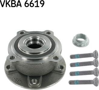 SKF VKBA 6619 - Set rulment roata aaoparts.ro