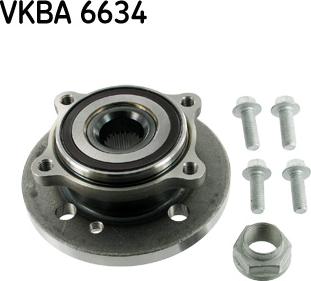 SKF VKBA 6634 - Set rulment roata aaoparts.ro