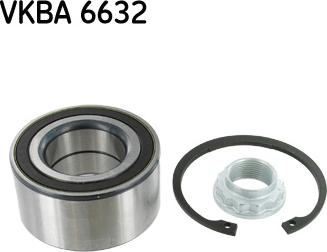 SKF VKBA 6632 - Set rulment roata aaoparts.ro