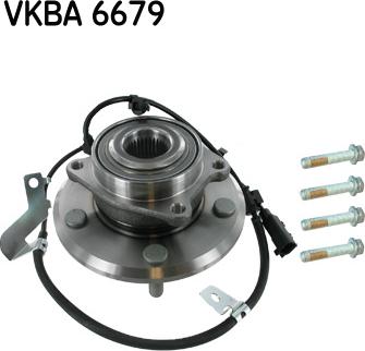 SKF VKBA 6679 - Set rulment roata aaoparts.ro