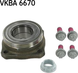 SKF VKBA 6670 - Set rulment roata aaoparts.ro