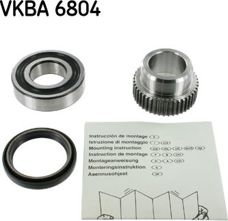 SKF VKBA 6804 - Set rulment roata aaoparts.ro