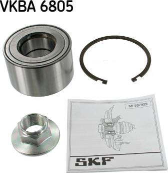 SKF VKBA 6805 - Set rulment roata aaoparts.ro