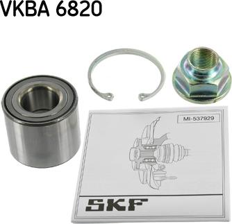 SKF VKBA 6820 - Set rulment roata aaoparts.ro