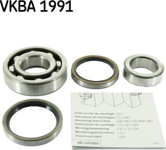 SKF VKBA 1991 - Set rulment roata aaoparts.ro