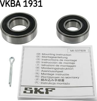 SKF VKBA 1931 - Set rulment roata aaoparts.ro