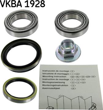 SKF VKBA 1928 - Set rulment roata aaoparts.ro