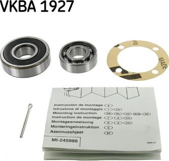 SKF VKBA 1927 - Set rulment roata aaoparts.ro