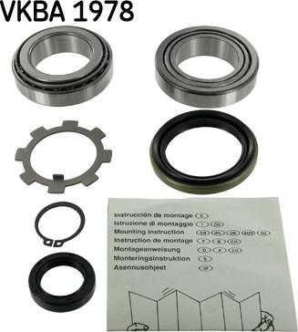 SKF VKBA 1978 - Set rulment roata aaoparts.ro