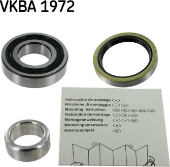 SKF VKBA 1972 - Set rulment roata aaoparts.ro