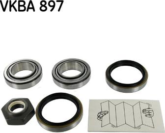SKF VKBA 897 - Set rulment roata aaoparts.ro