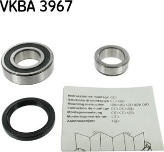 SKF VKBA 3967 - Set rulment roata aaoparts.ro