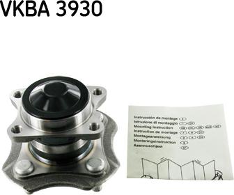 SKF VKBA 3930 - Set rulment roata aaoparts.ro