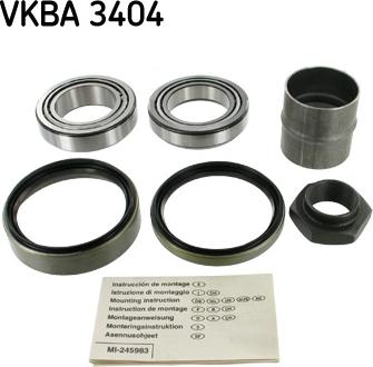 SKF VKBA 3404 - Set rulment roata aaoparts.ro