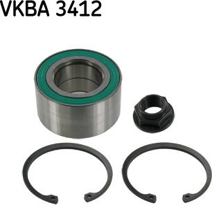 SKF VKBA 3412 - Set rulment roata aaoparts.ro