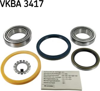 SKF VKBA 3417 - Set rulment roata aaoparts.ro