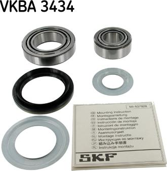 SKF VKBA 3434 - Set rulment roata aaoparts.ro