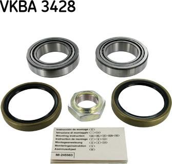 SKF VKBA 3428 - Set rulment roata aaoparts.ro