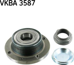 SKF VKBA 3587 - Set rulment roata aaoparts.ro