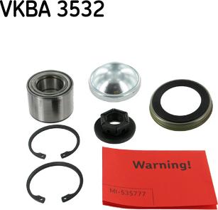 SKF VKBA 3532 - Set rulment roata aaoparts.ro