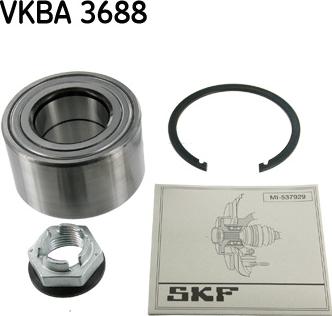 SKF VKBA 3688 - Set rulment roata aaoparts.ro