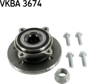 SKF VKBA 3674 - Set rulment roata aaoparts.ro