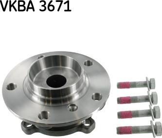 SKF VKBA 3671 - Set rulment roata aaoparts.ro