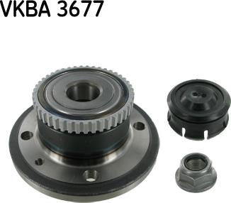 SKF VKBA 3677 - Set rulment roata aaoparts.ro