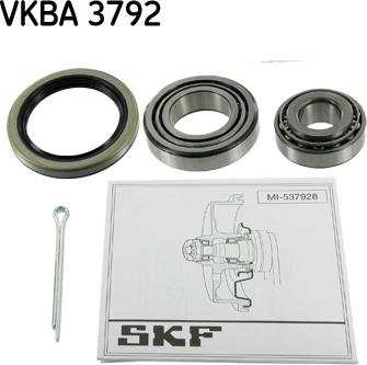 SKF VKBA 3792 - Set rulment roata aaoparts.ro