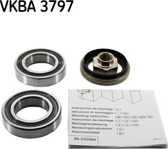 SKF VKBA 3797 - Set rulment roata aaoparts.ro