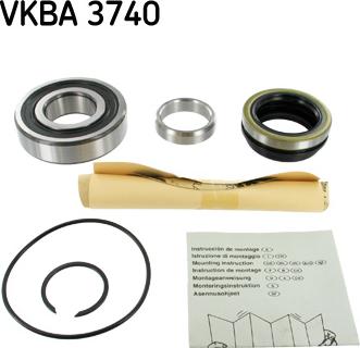 SKF VKBA 3740 - Set rulment roata aaoparts.ro