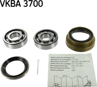 SKF VKBA 3700 - Set rulment roata aaoparts.ro