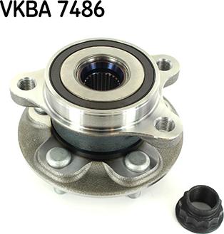 SKF VKBA 7486 - Set rulment roata aaoparts.ro