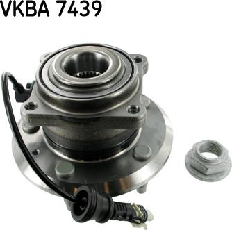 SKF VKBA 7439 - Set rulment roata aaoparts.ro