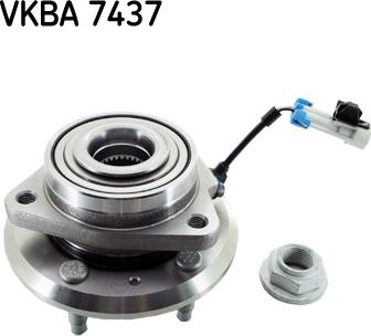 SKF VKBA 7437 - Set rulment roata aaoparts.ro