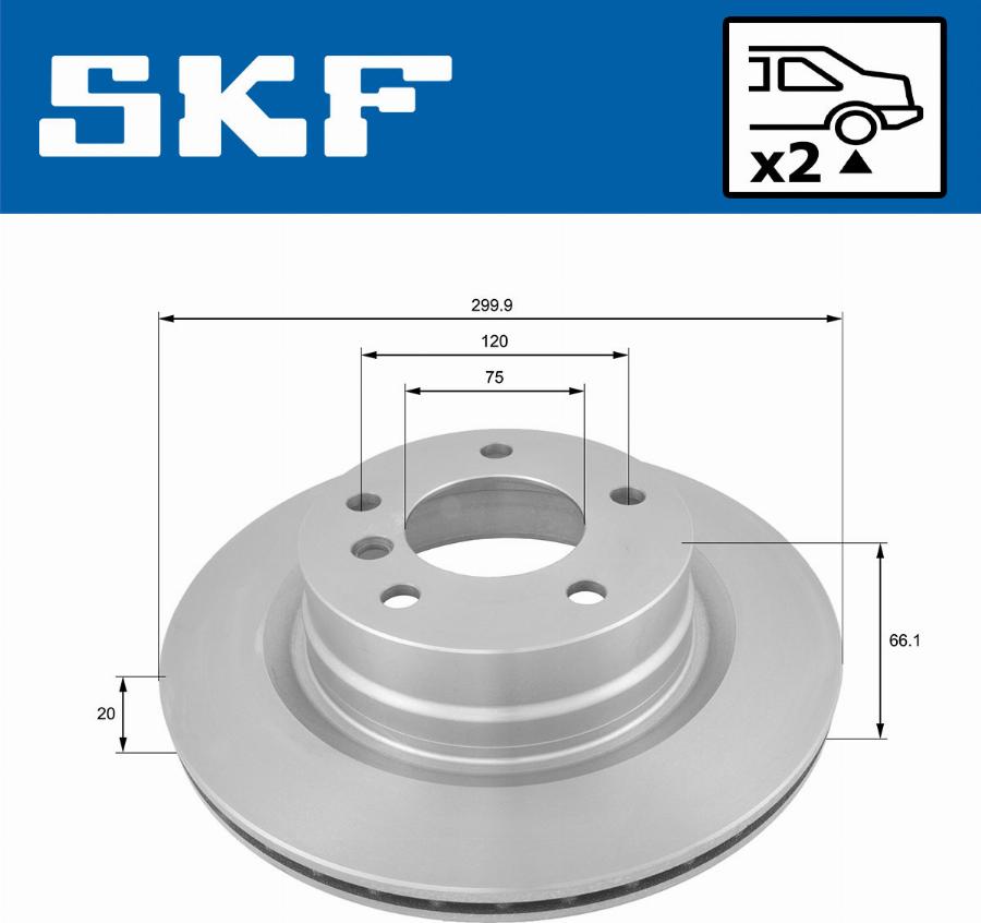 SKF VKBD 90031 V2 - Disc frana aaoparts.ro