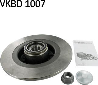 SKF VKBD 1007 - Disc frana aaoparts.ro