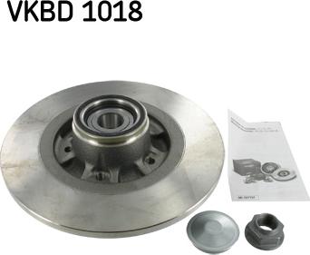 SKF VKBD 1018 - Disc frana aaoparts.ro