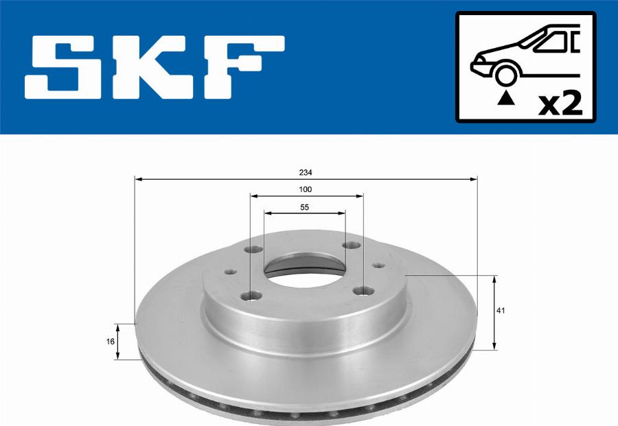 SKF VKBD 80632 V2 - Disc frana aaoparts.ro