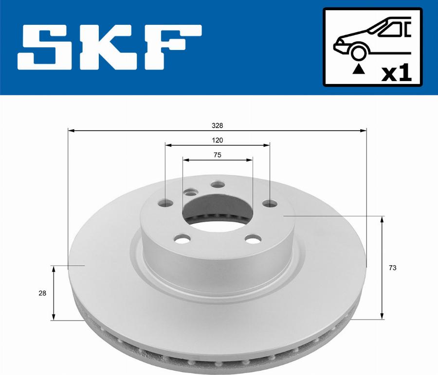 SKF VKBD 80179 V1 - Disc frana aaoparts.ro