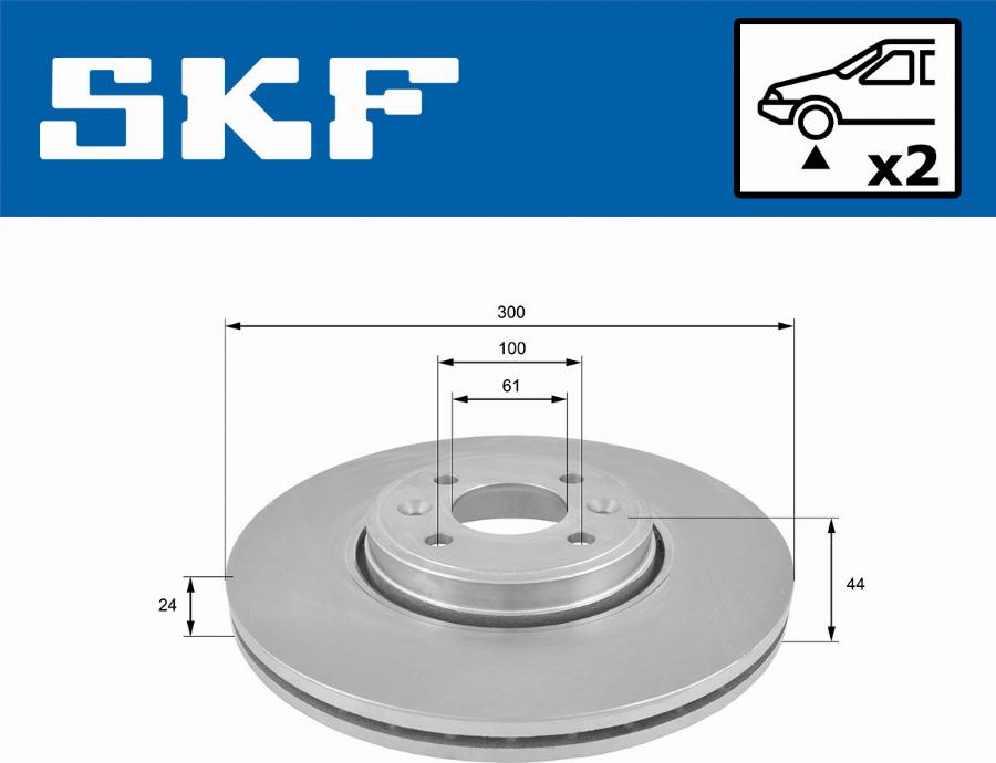 SKF VKBD 80173 V2 - Disc frana aaoparts.ro