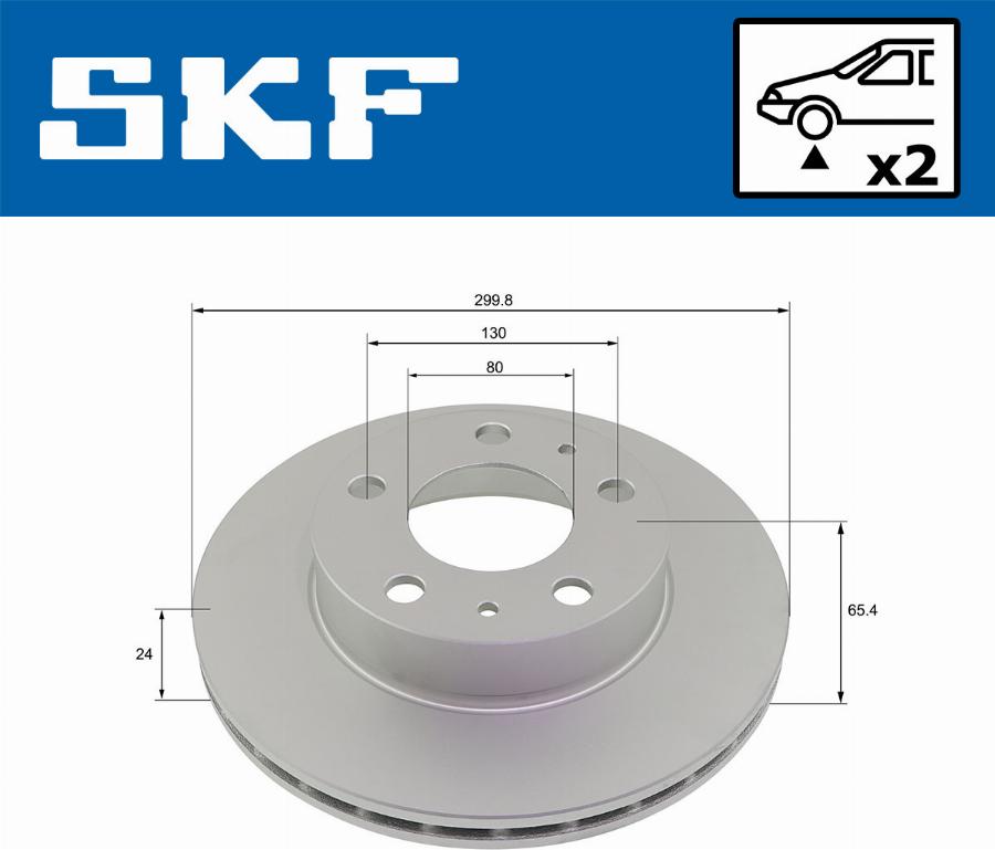 SKF VKBD 80177 V2 - Disc frana aaoparts.ro