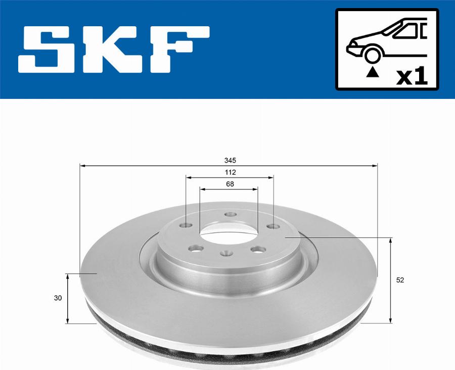 SKF VKBD 80286 V1 - Disc frana aaoparts.ro