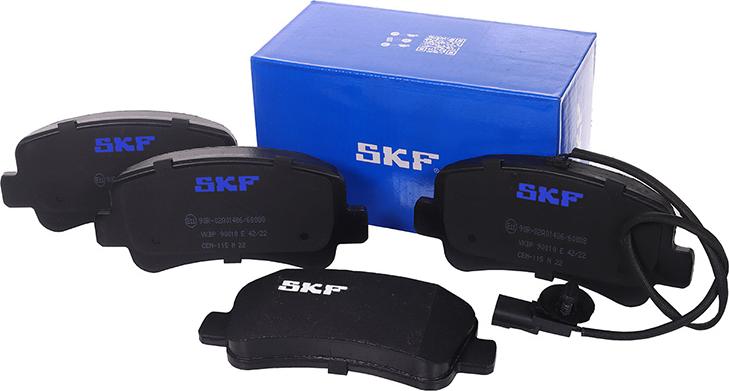 SKF VKBP 90010 E - Set placute frana,frana disc aaoparts.ro